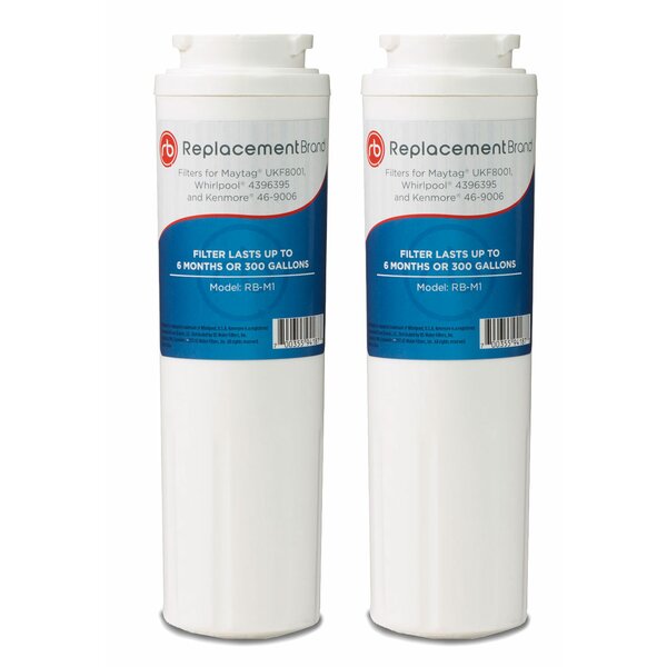 Comparable Refrigerator Water Filter (Set of 2) by ReplacementBrand