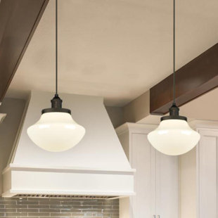 Schoolhouse Pendants You Ll Love Wayfair 1 Light Schoolhouse Pendant