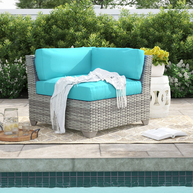 Sol 72 Outdoor Falmouth Corner Patio Chair With Cushions Wayfair Sol 72 Outdoor Falmouth Corner Patio