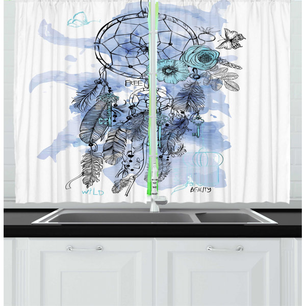 East Urban Home 2 Piece Bohemian Watercolor Style Dream Catcher
