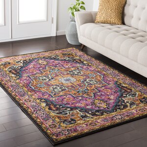 Nichole Pink/Beige Area Rug