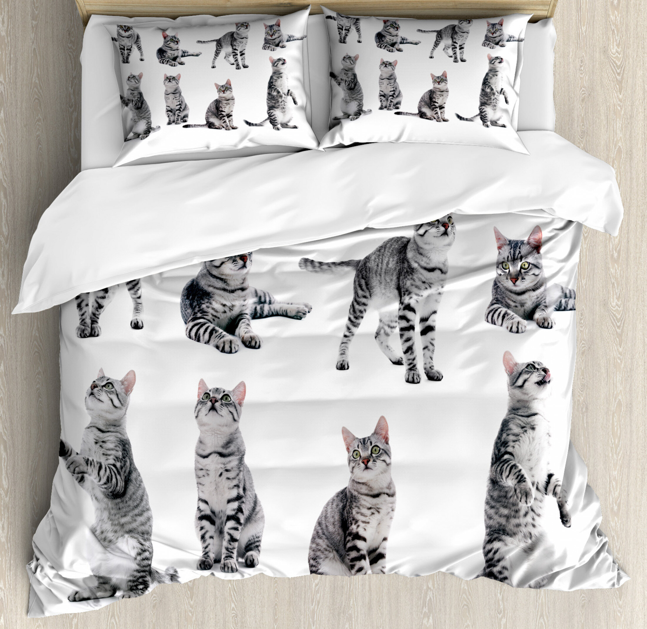 East Urban Home Cat Duvet Cover Set Wayfair