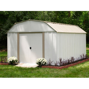 Lexington 10 ft. 3 in. W x 13 ft. 7 in. D Metal Storage Shed