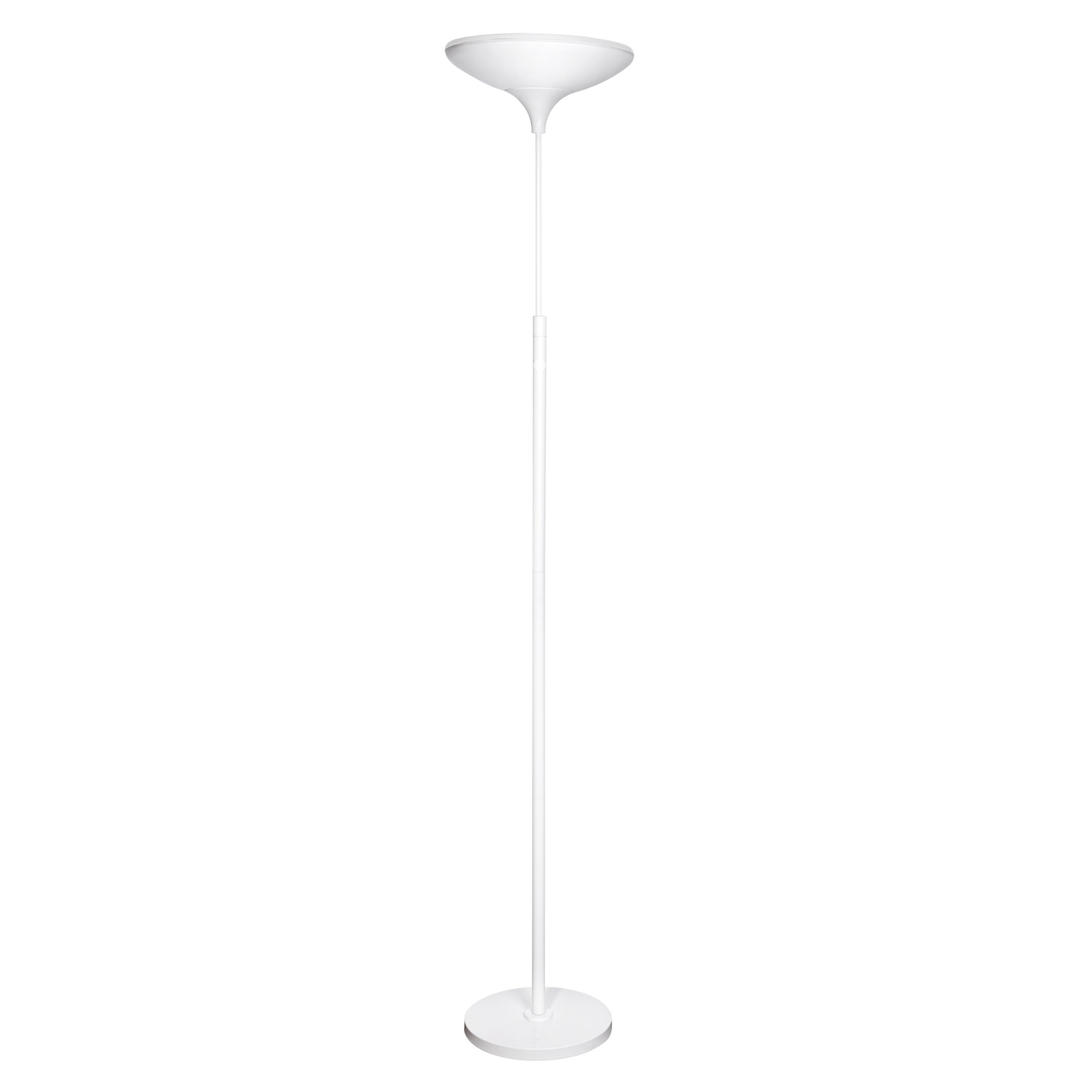 white floor reading lamp