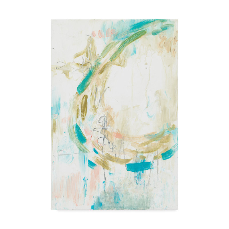 East Urban Home Pastel Movement I Acrylic Painting Print On
