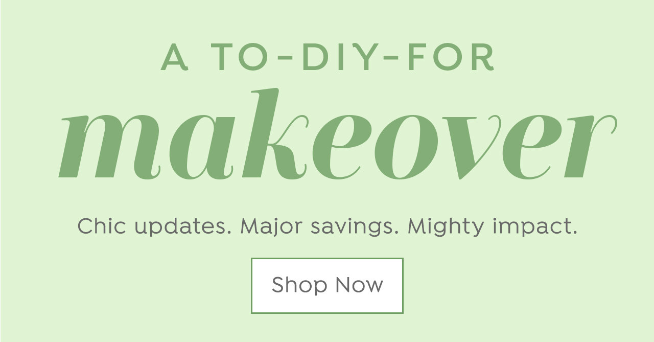 A To-DIY-For Makeover