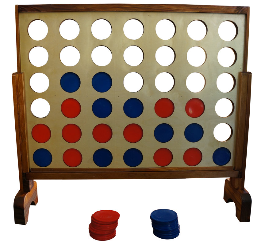 YardGamesUS 4 Connect in a Row Giant Board Games & Reviews Wayfair