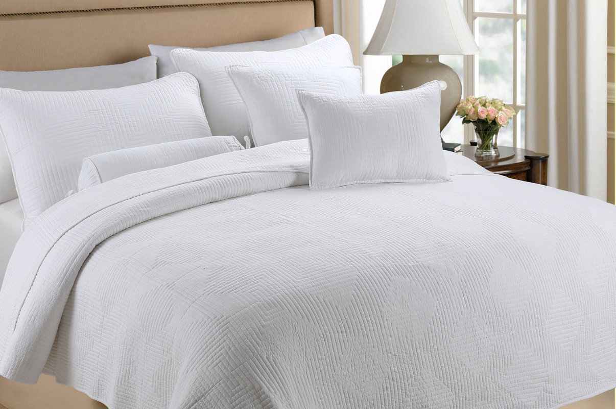 Cozy Line Home Fashion Maze Cotton Quilt Set & Reviews Wayfair