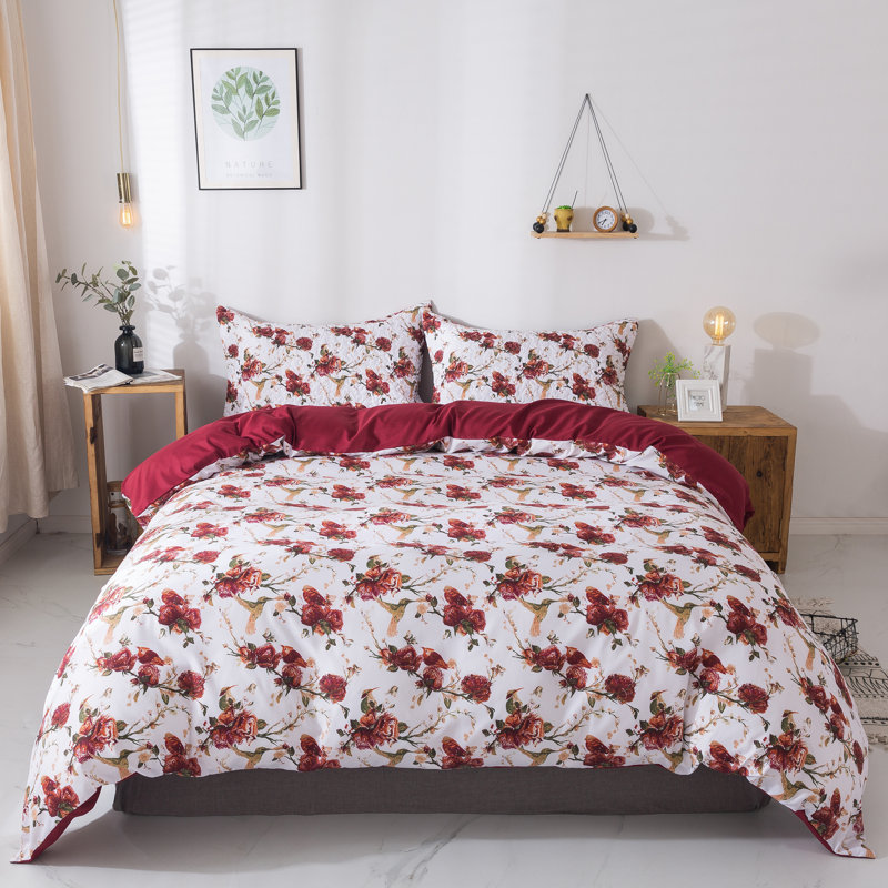 Red Barrel Studio Boldt Reversible Duvet Cover Set Wayfair Boldt Reversible Duvet Cover