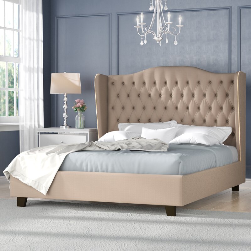 Aman Upholstered Panel Bed