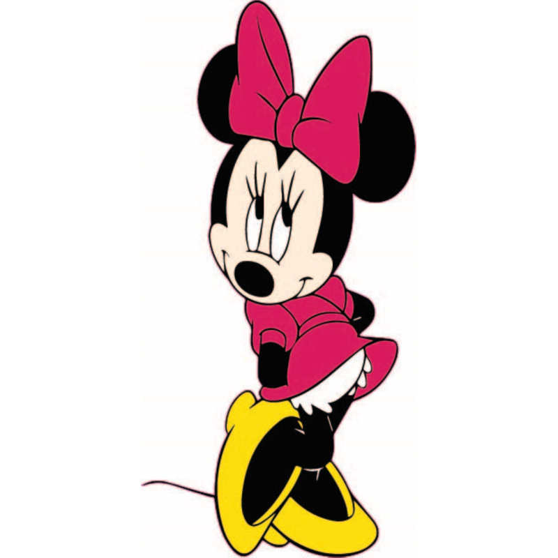 photo Cartoon Simple Cute Disney Paintings minnie mouse disney cute cartoon character decor wall sticker art design decal for girls boys kids room home decor sticker wall art vinyl 20x18 inch