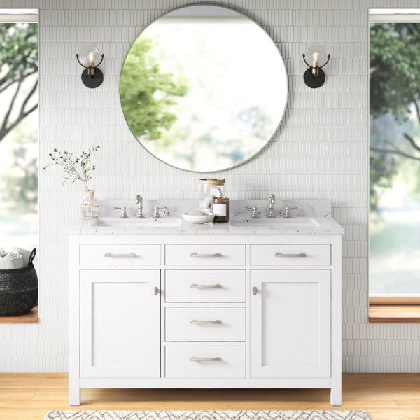 Bathroom Corner Double Vanity Wayfair