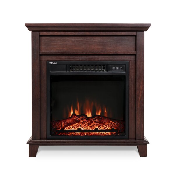 Brodsky Mantel Freestanding Electric Fireplace By Winston Porter
