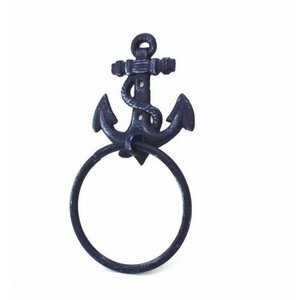 Rustic Anchor Towel Ring