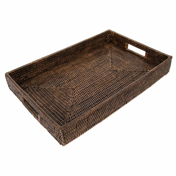 artifacts trading Rattan Rectangular Tray | Wayfair