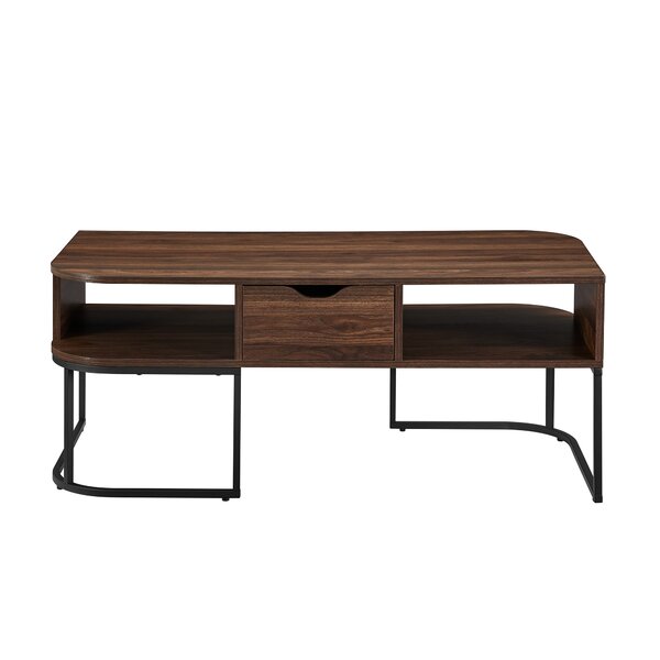 Chaliah Abstract Coffee Table With Storage By Gracie Oaks