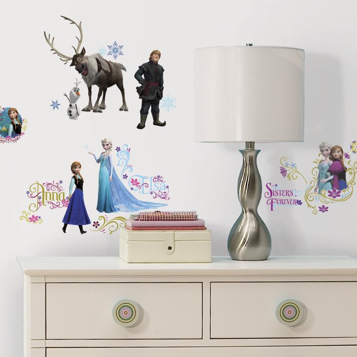 36 Piece Disney Frozen Characters Wall Decal Set