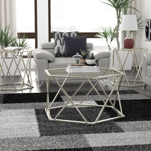 Howard 3 Piece Coffee Table Set by Orren Ellis