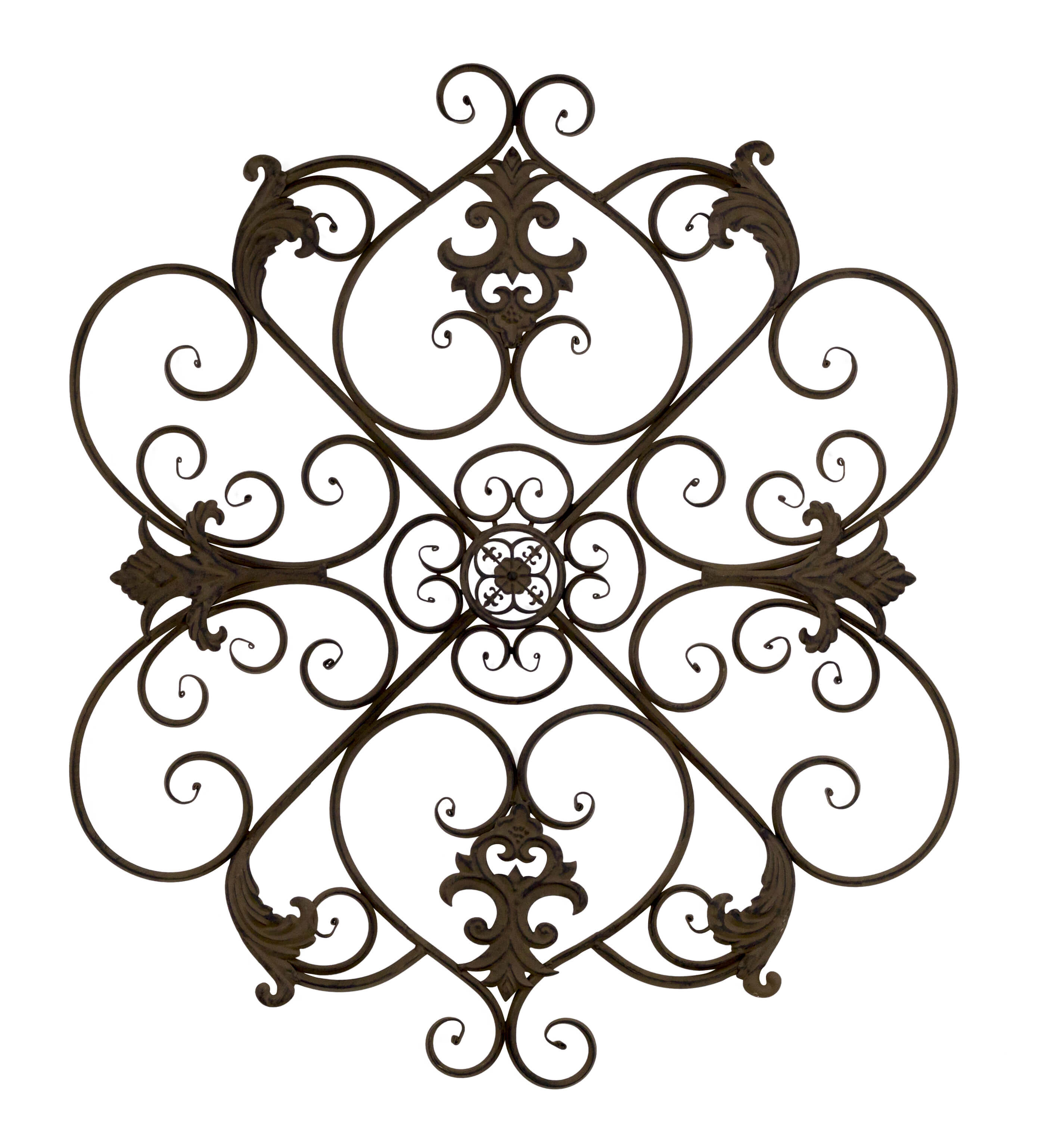 Bayaccents Wrought Iron Fleur De Lis Wall Decor Reviews Wayfair