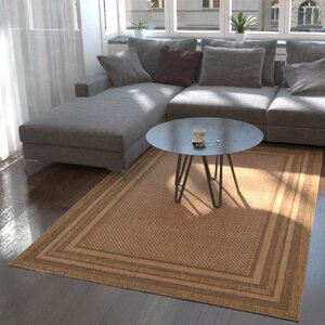 Rockwood Light Brown Outdoor Area Rug