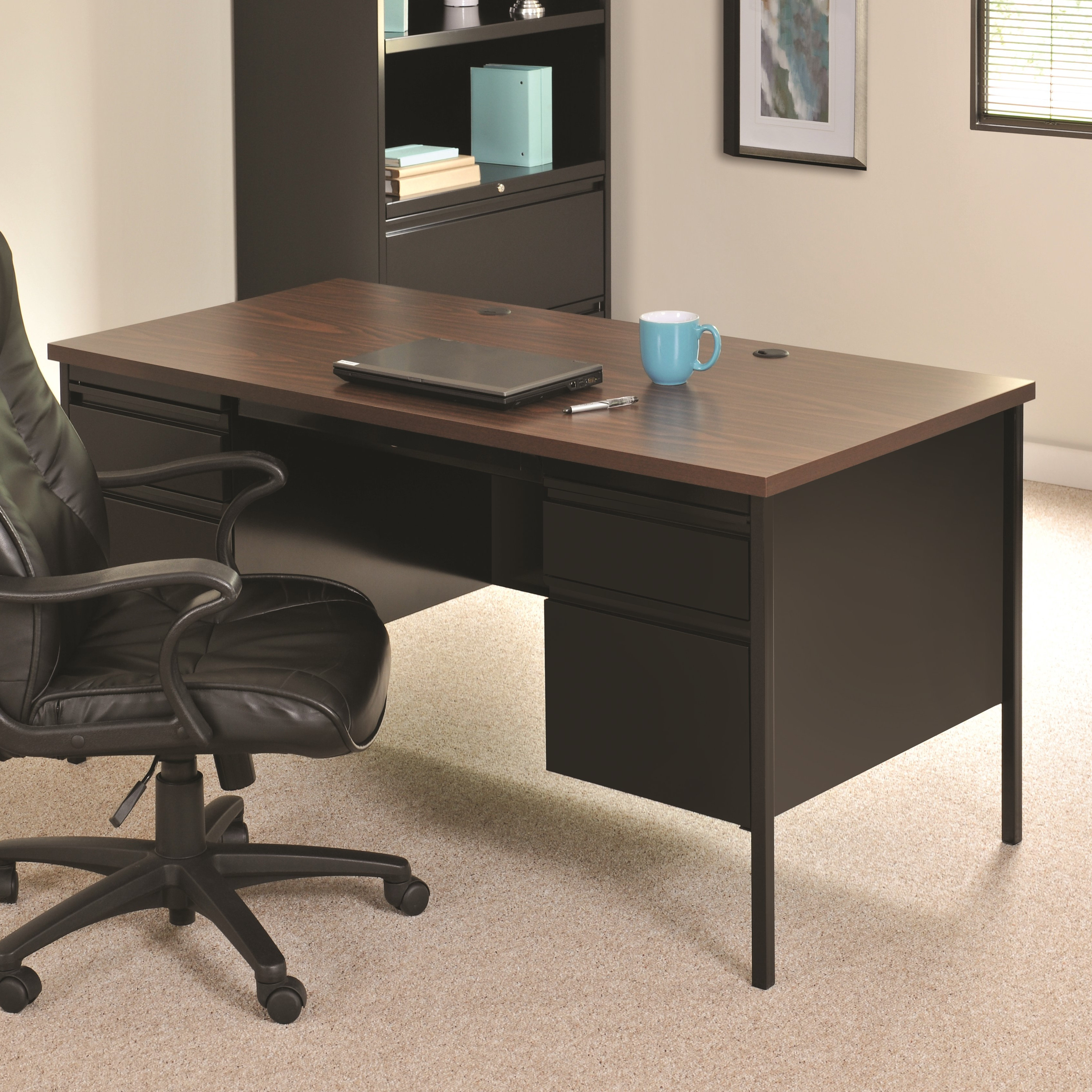 Commclad Hl10000 Series Doulble Pedestal Computer Desk Reviews Commclad Hl10000 Series Doulble Pedestal Computer Desk Reviews Wayfair