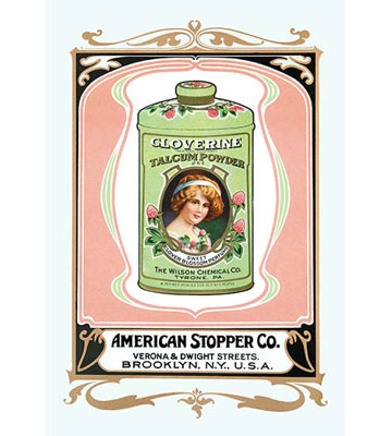 Cloverine Talcum Powder Vintage Advertisement Buyenlarge