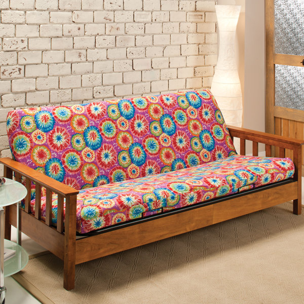 Patterned Box Cushion Futon Slipcover By Winston Porter Reviews