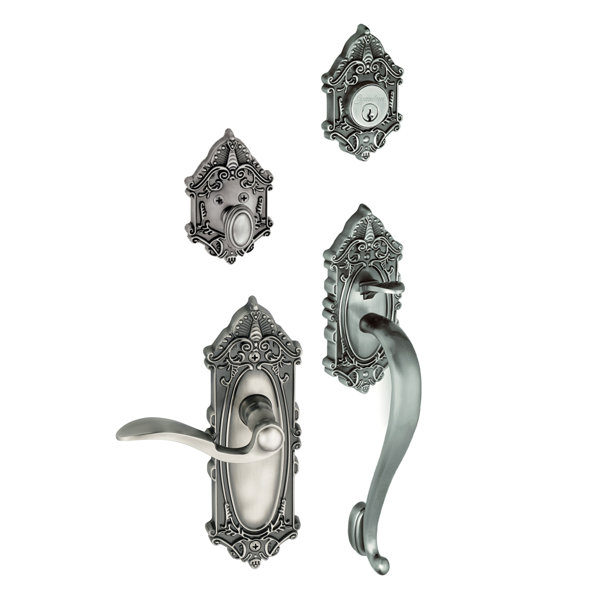 Grande Victorian S-Grip Left Hand Door Lever by Grandeur