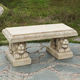 Concrete Memorial Garden Bench Wayfair