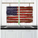 Country Blue Kitchen Curtains Wayfair