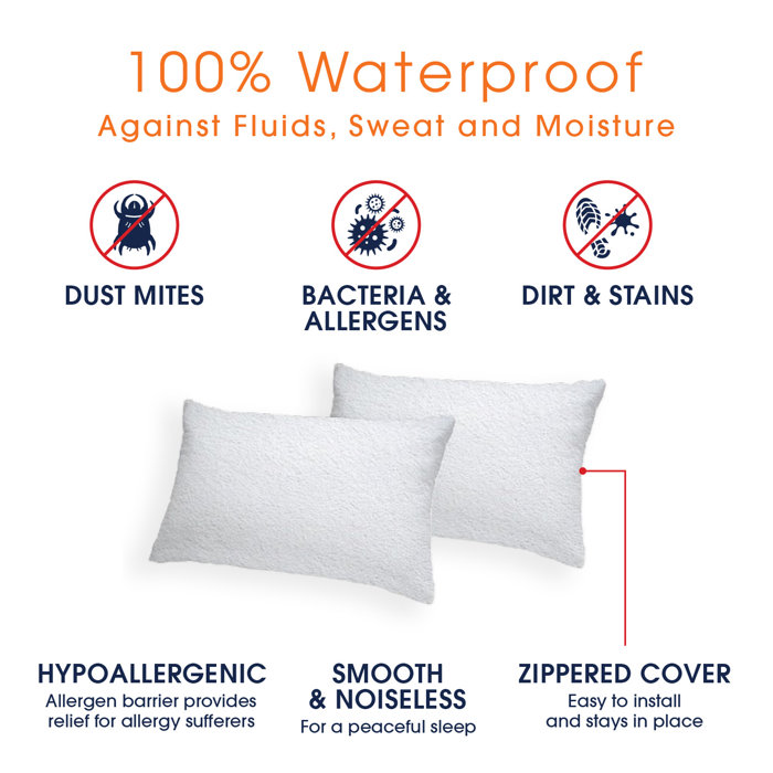 sweat proof pillow protector