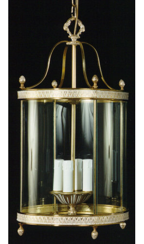 Gosnells 4-Light Lantern Pendant Rosalind Wheeler Finish: Dark Flemish