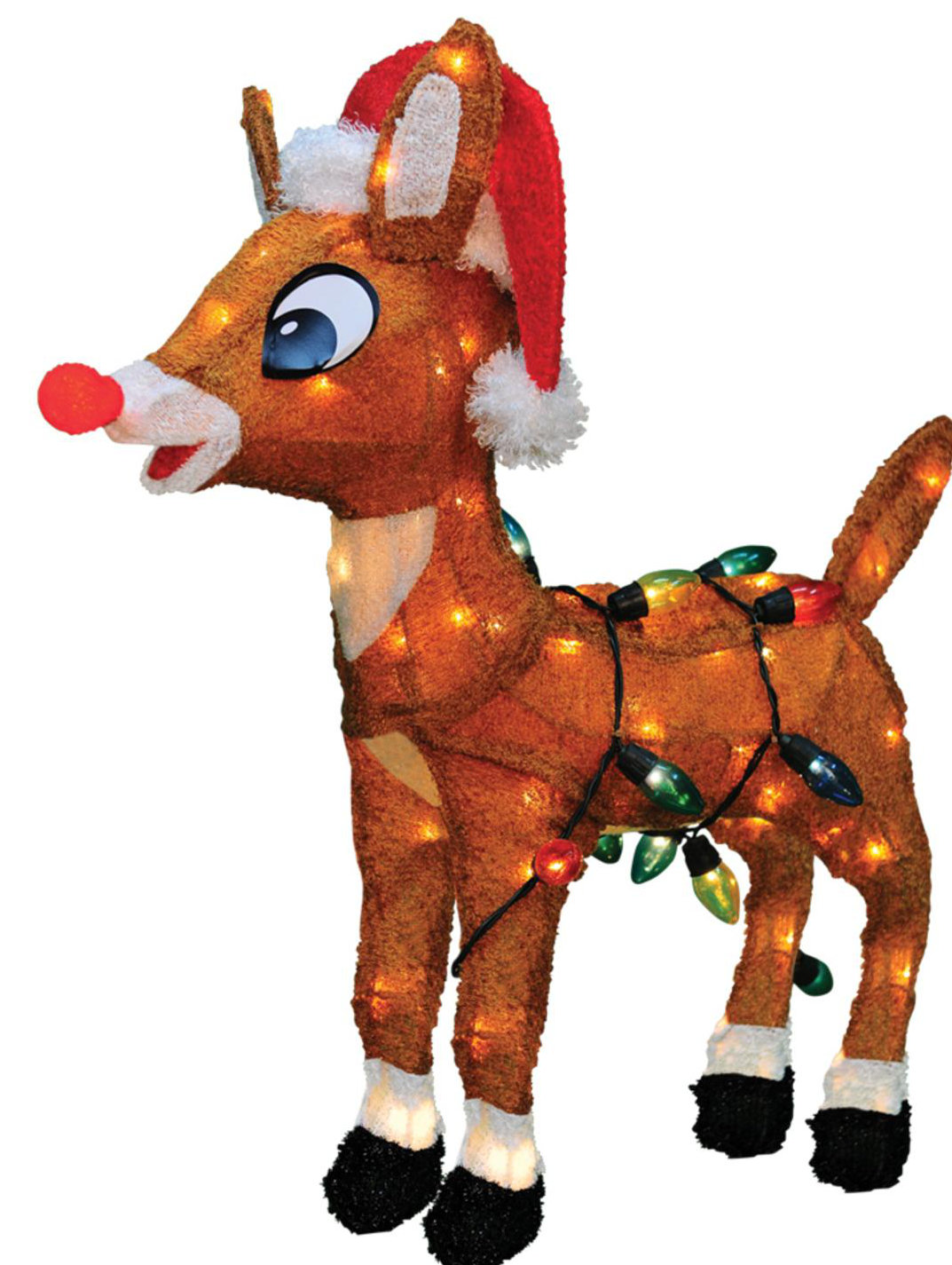 Christmas Reindeer Prelit Window Holiday Decoration Lighted Indoor Outdoor 17/"