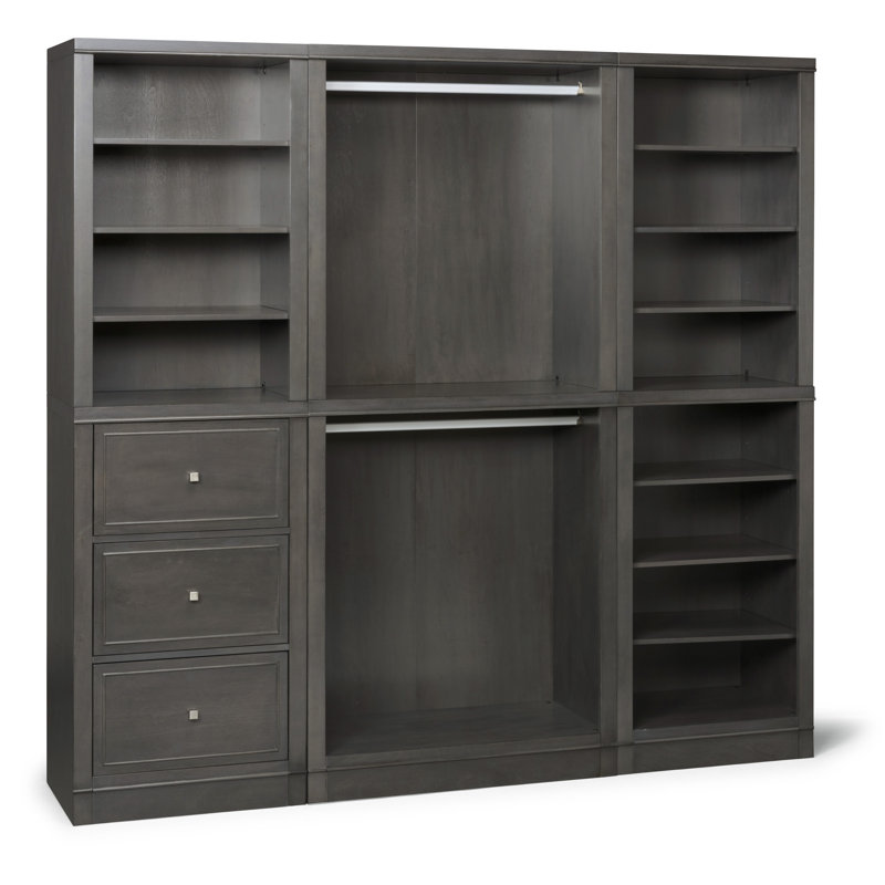 Three Posts Romsey 25 W 5 Piece Closet Storage Units Wayfair