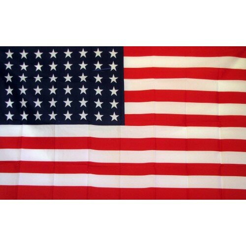 48 Stars USA Traditional Flag by NeoPlex