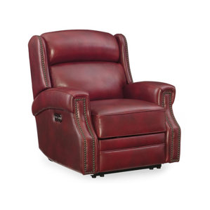 Carlisle Leather Power Recliner with P..