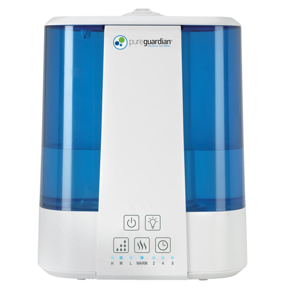 Top Fill 2 Gal. Cool and Warm Mist Ultrasonic Tabletop Humidifier by PureGuardian