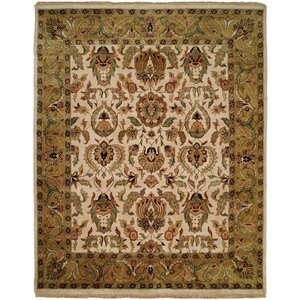 Bail Hand-Woven Gold/Beige Area Rug
