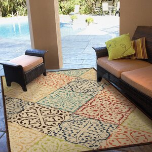 Trawalla Beige Indoor/Outdoor Area Rug