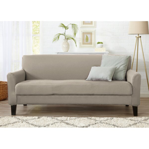 Box Cushion Sofa Slipcover by Winston Porter