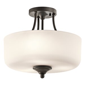 Kayleigh 2-Light Semi Flush Mount