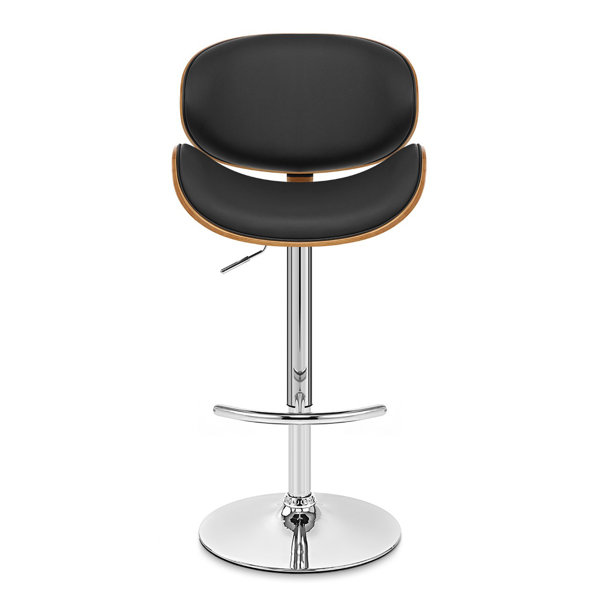 Brennan Adjustable Height Swivel Bar Stool by Wade Logan