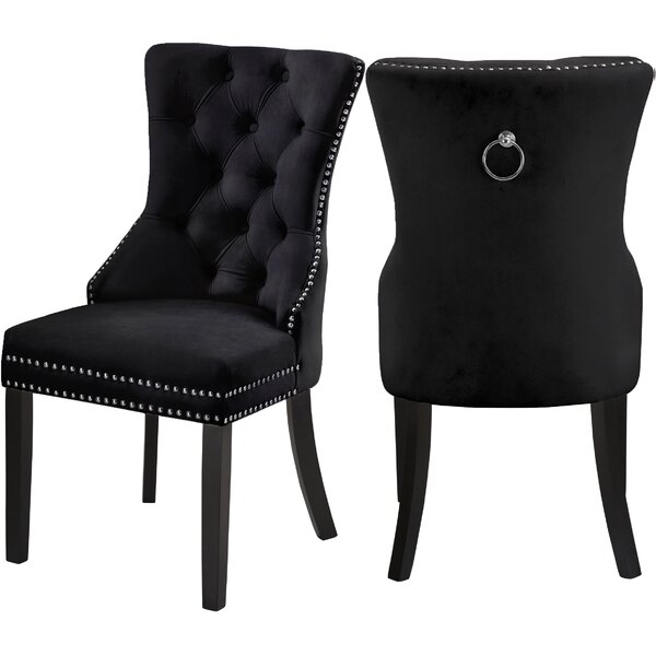Stonefort Tufted Velvet Upholstered Dining Chair (Set Of 2) By Darby Home Co
