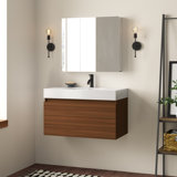 Modern Minimalist Bathroom Vanities Allmodern