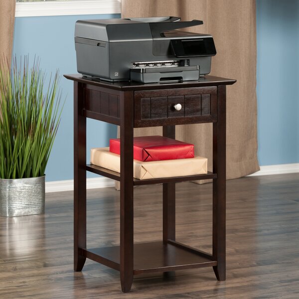 Bonanno End Table With Storage By Charlton Home