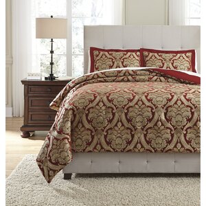 Mulholland 3 Piece Reversible Comforter Set