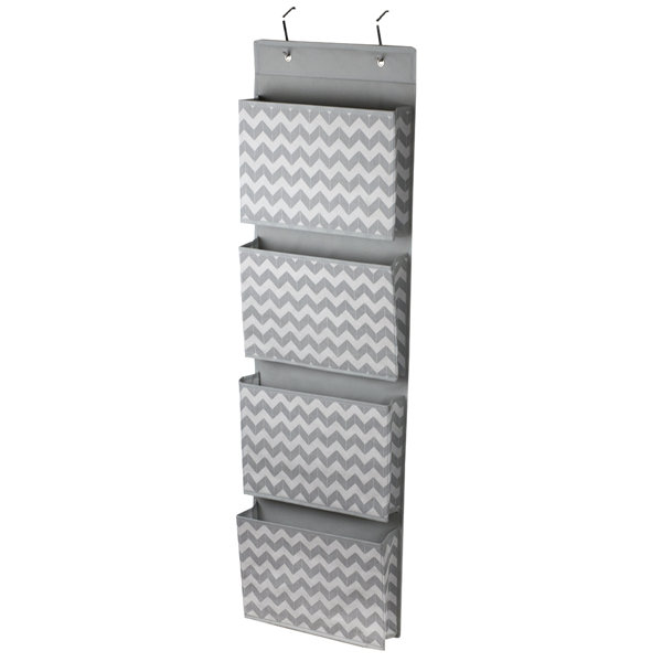 Home Basics Chevron Over The Door Hanging File Organizer Wayfair