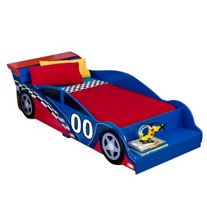 Racecar Toddler Car Bed