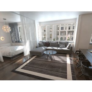 Carson Black/Cream Area Rug