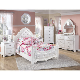 white bedroom set for girl